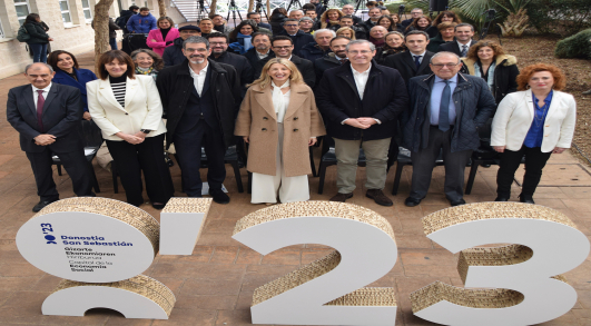 Foto Donostia 2023ko Gizarte Ekonomiaren Hiriburu gisa aurkezpena